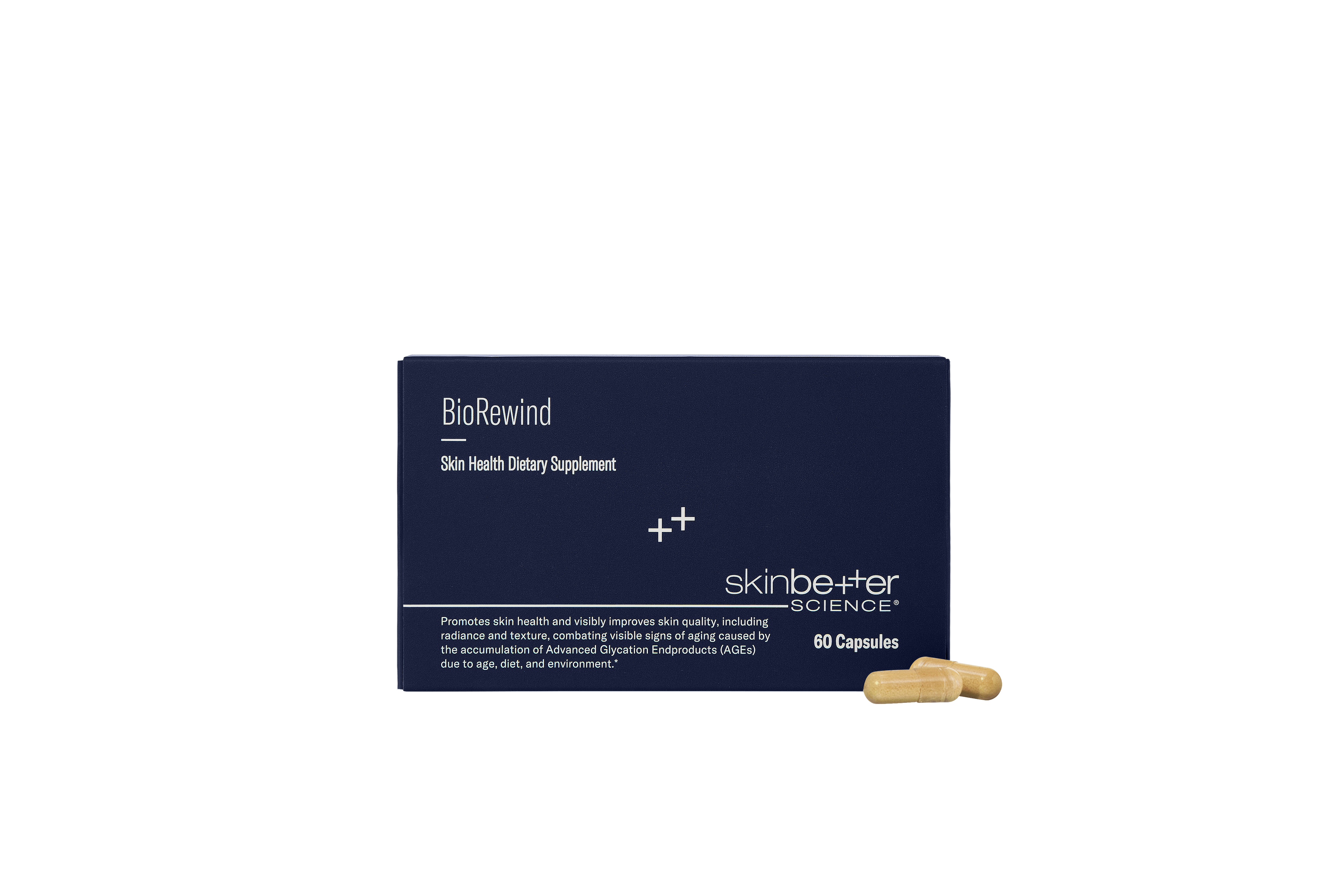 BioRewind Skin Health Dietary Supplement, 60 capsules 1 box